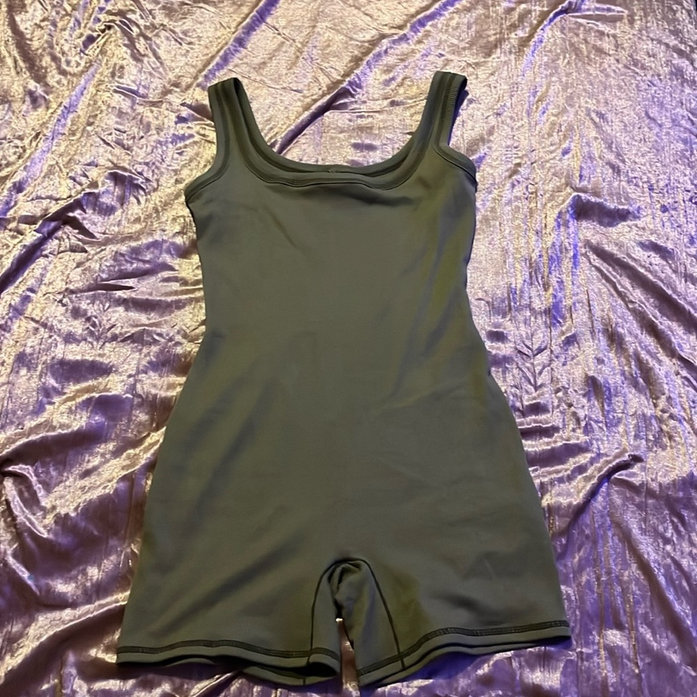 Skims army green bodysuit brand new